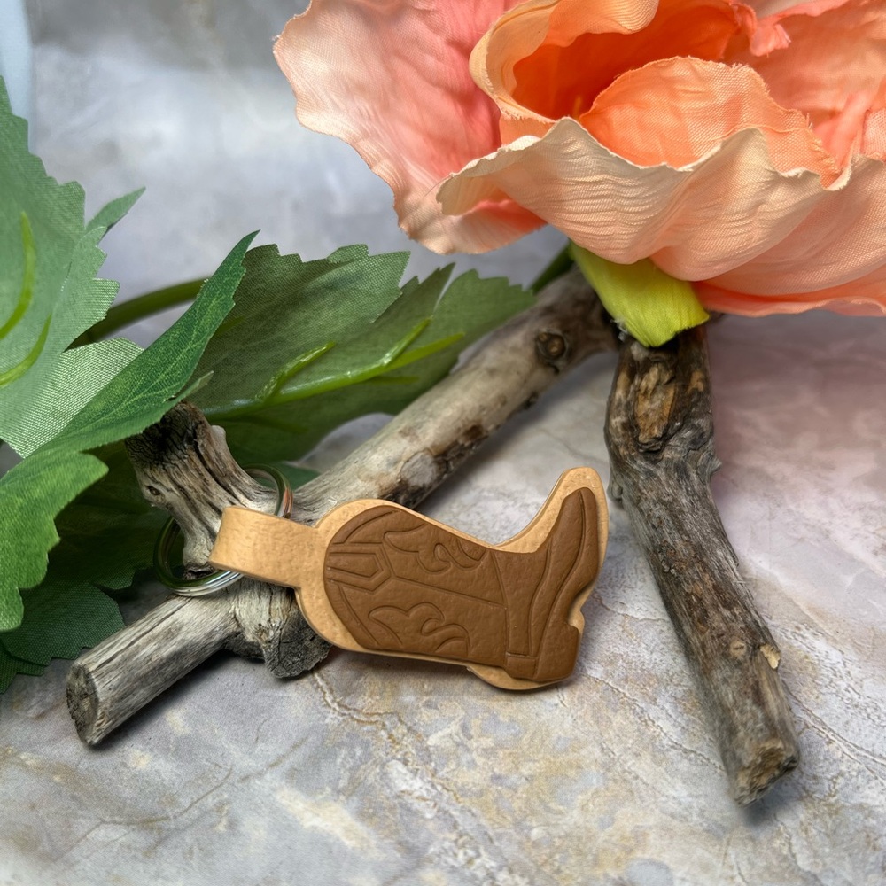 Cowboy Boot Keychain. - Picture 3 of 3